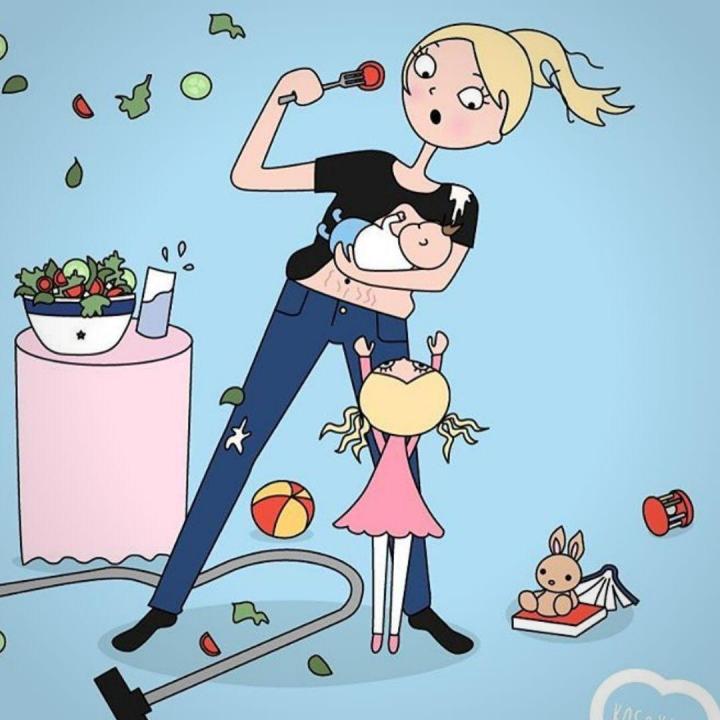 Она как ёжик...