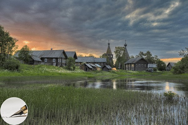 Спит деревня