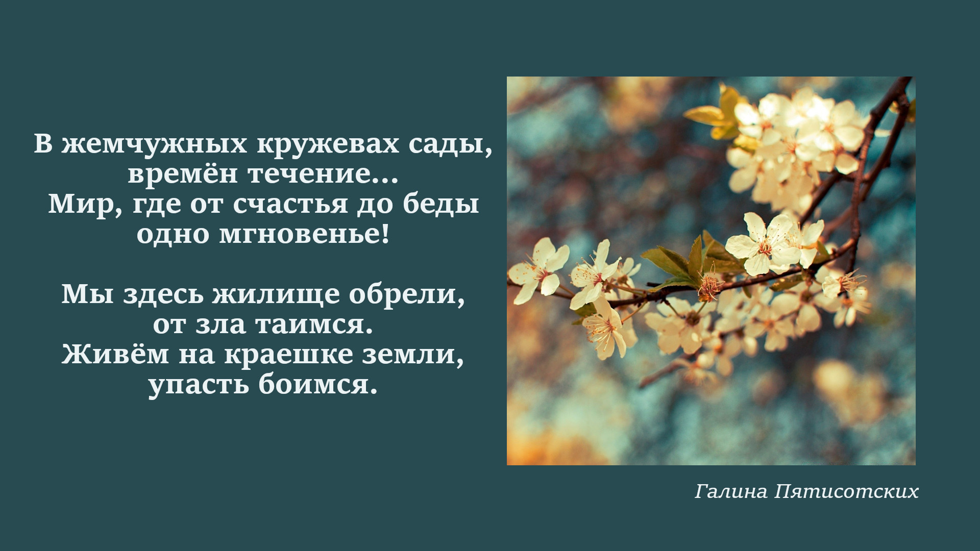 Живём на краешке земли