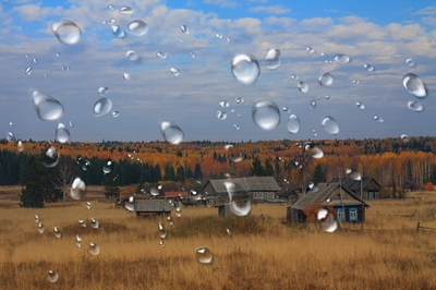 За окном вагона