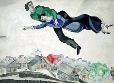 Летящие люди Шагала