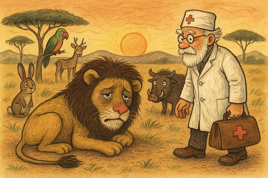 Лев, ковид и Айболит