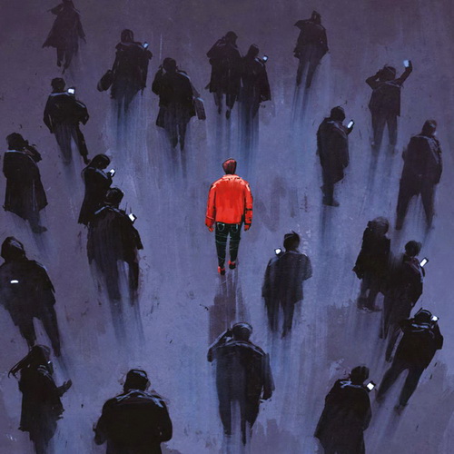 Идёт человек