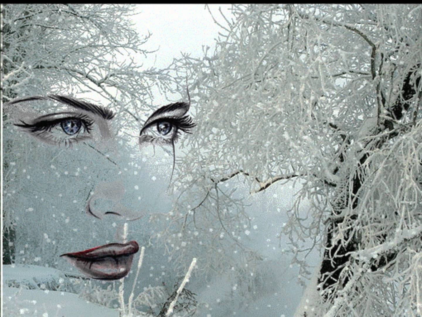 Я вернусь когда растает снег. Женщина в метель. Девушка на зимнем пейзаже. Портрет на фоне зимнего пейзажа. Зимние аватарки.