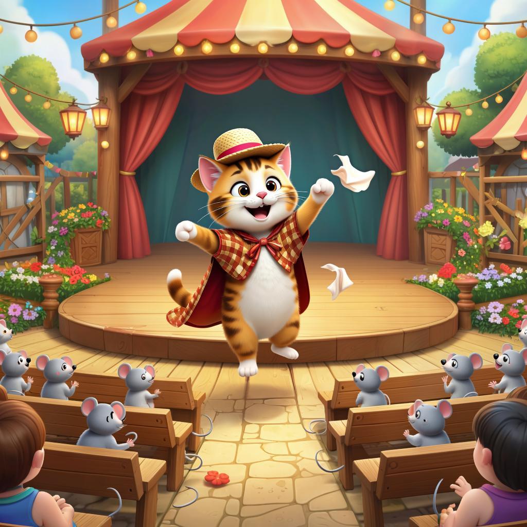 Котик фокусник