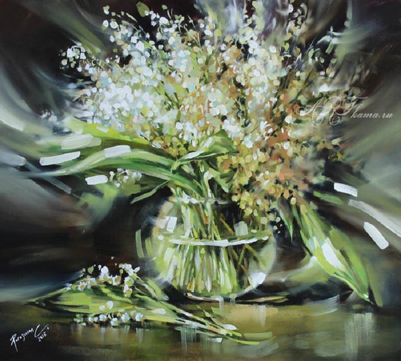 Ландыши на балконе