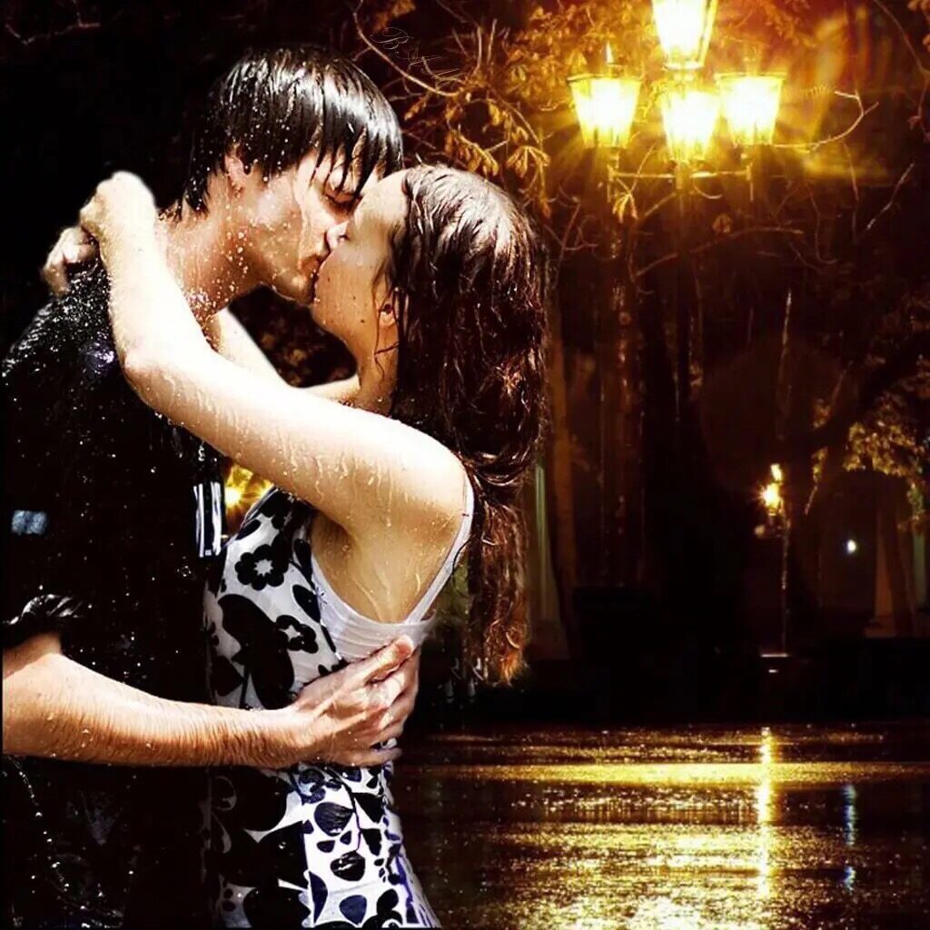 Dancing romance. Любовь под дождем. Романтический поцелуй. Влюблённые под дождём. Поцелуй под дождем.