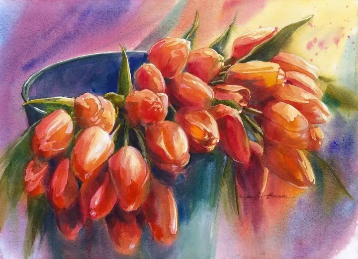 Букет тюльпанов ты мне подарил...