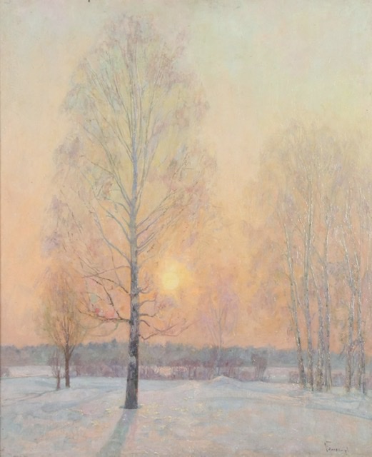 Сегодня день морозный, ясный