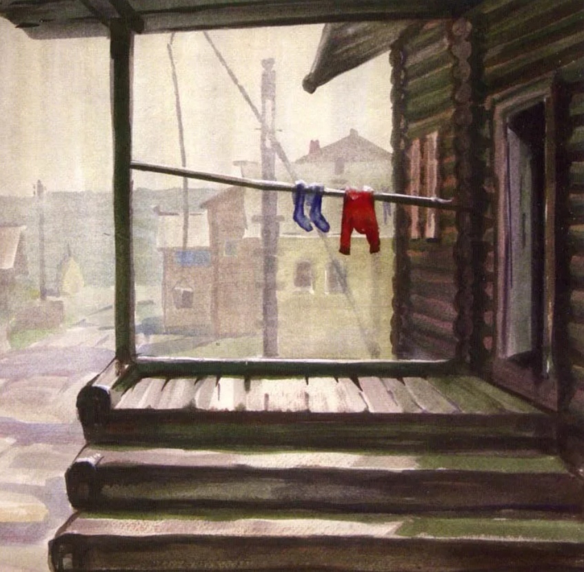 выйди на крылечко. парень сидит на ступеньках. художник елена алексеевна ткачёва. валерия коцарева художник картины. стоит выйти на крыльцо наступила тишина.