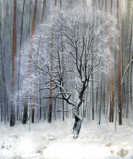 Деревья днём на солнце млеют