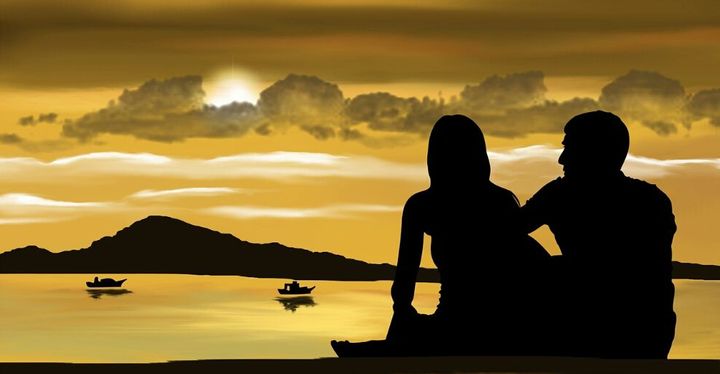 Янтарный закат