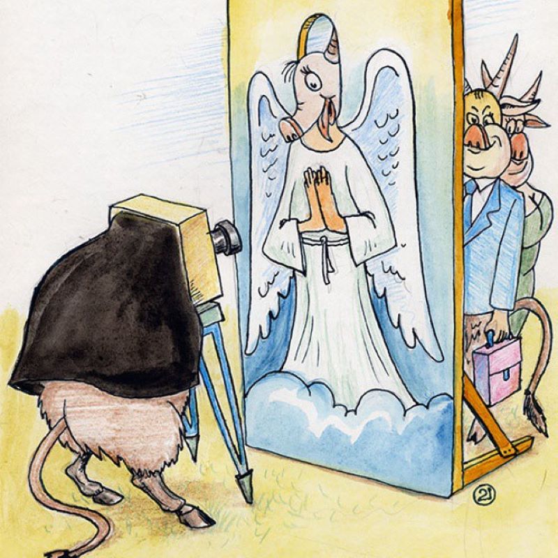 Меняет Чёрт одежды