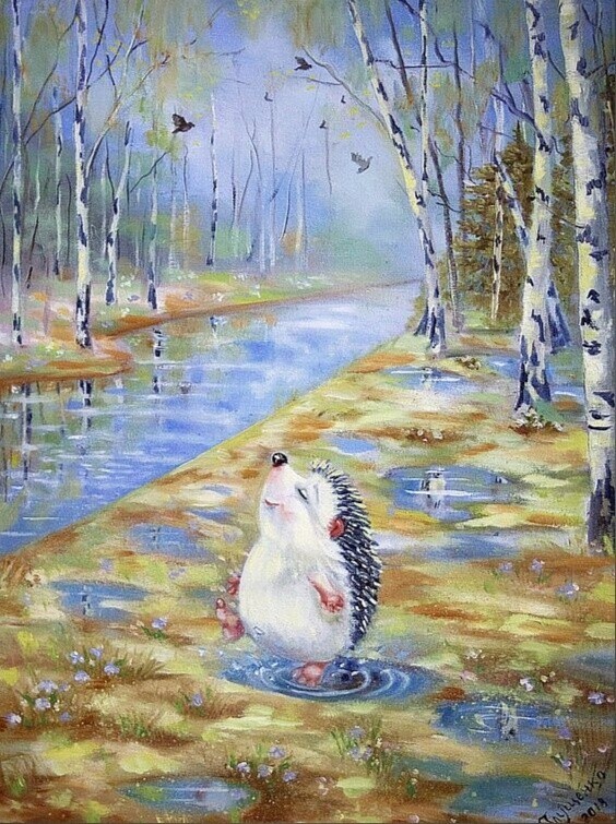 На проталинах весенних...