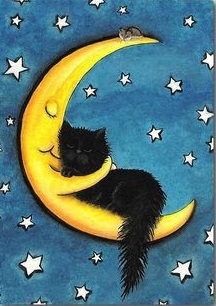 Луна, надкушенной ватрушкой