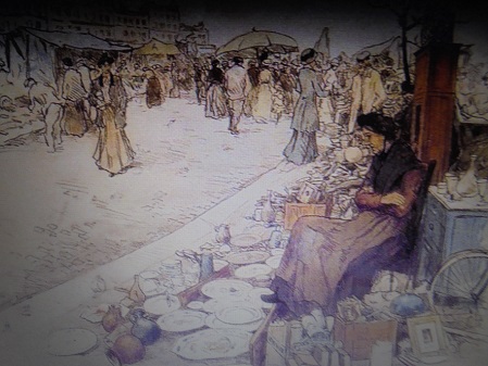 Над дряхлым станом барахолок