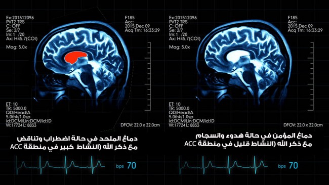 поминанием Аллаха содрогаются сердца атеистов