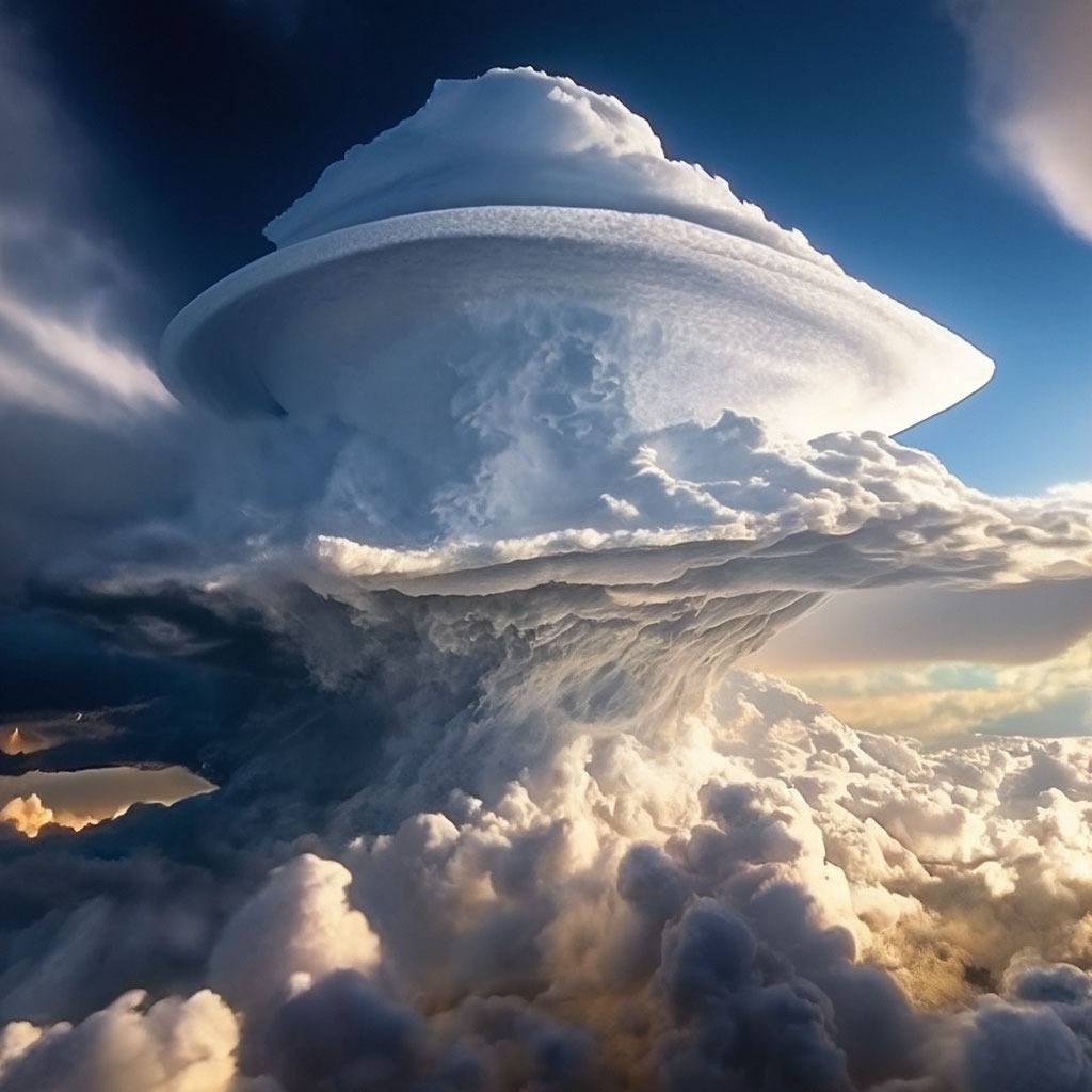 Облако и небо