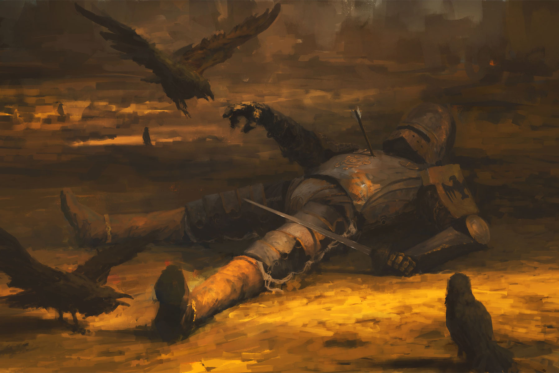 Medieval Concept Art поле боя