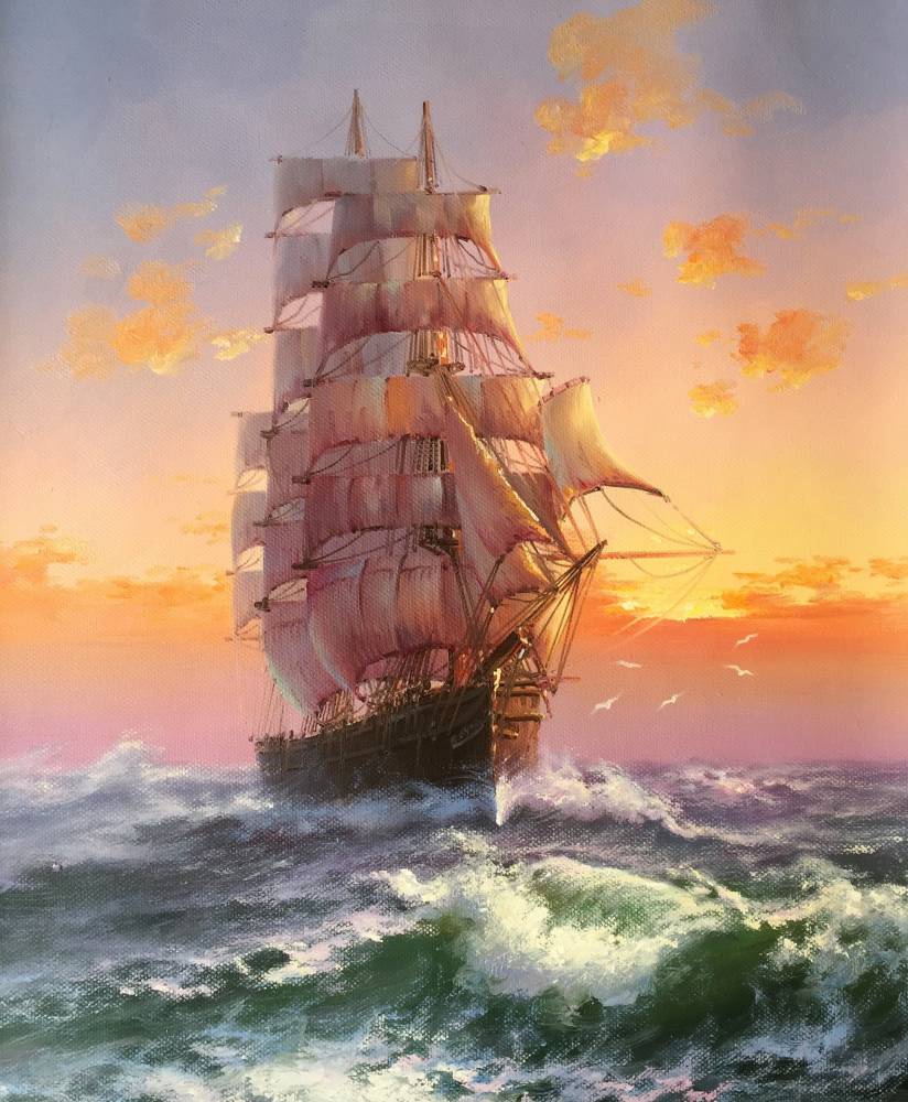 Течение нарывается на рифы