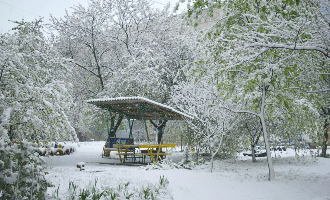 Зима среди весны