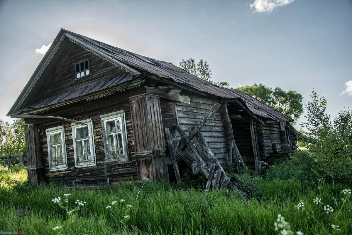 Заброшенная Российская деревня 2020