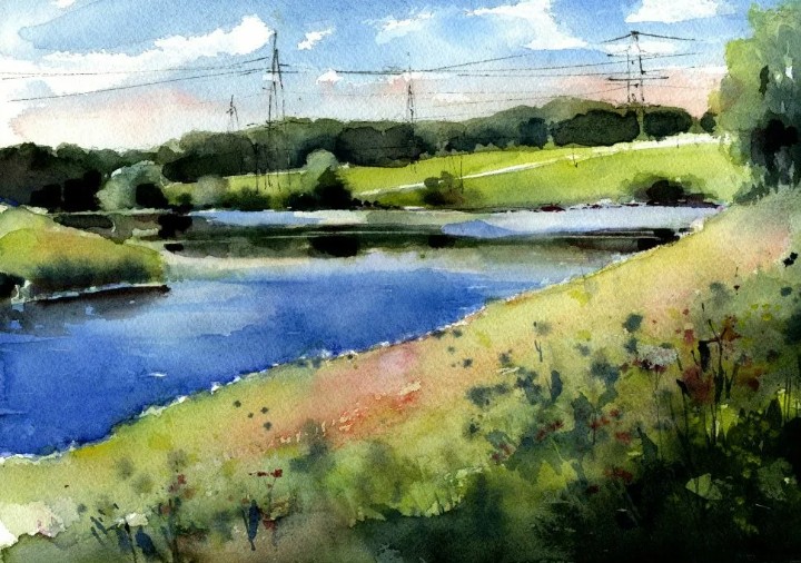 Нарядились дружно клёны...