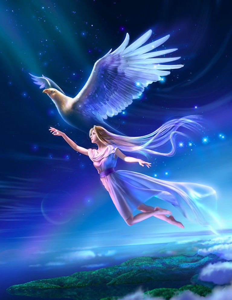 Полет души картинки красивые