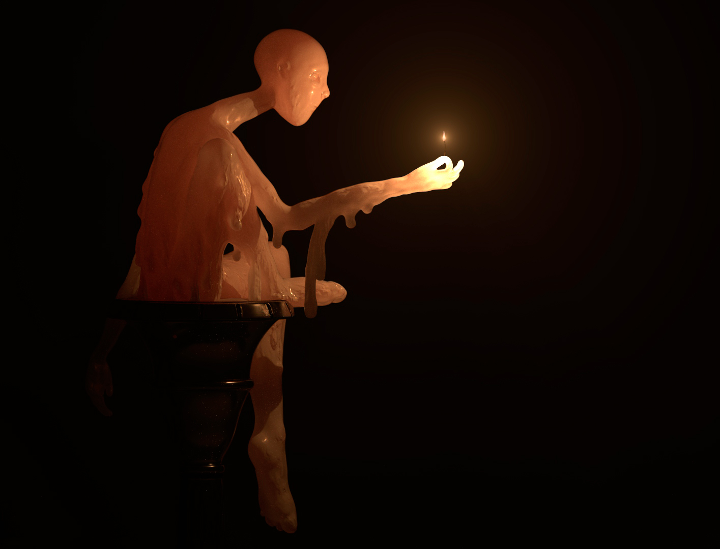 Я поставил свечу