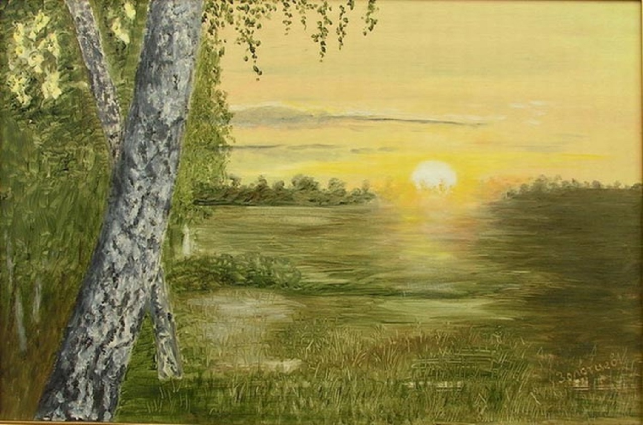 Летний вечер за лесами солнышко уж село. Солнечная живопись. Пейзажи с солнцем у художников.