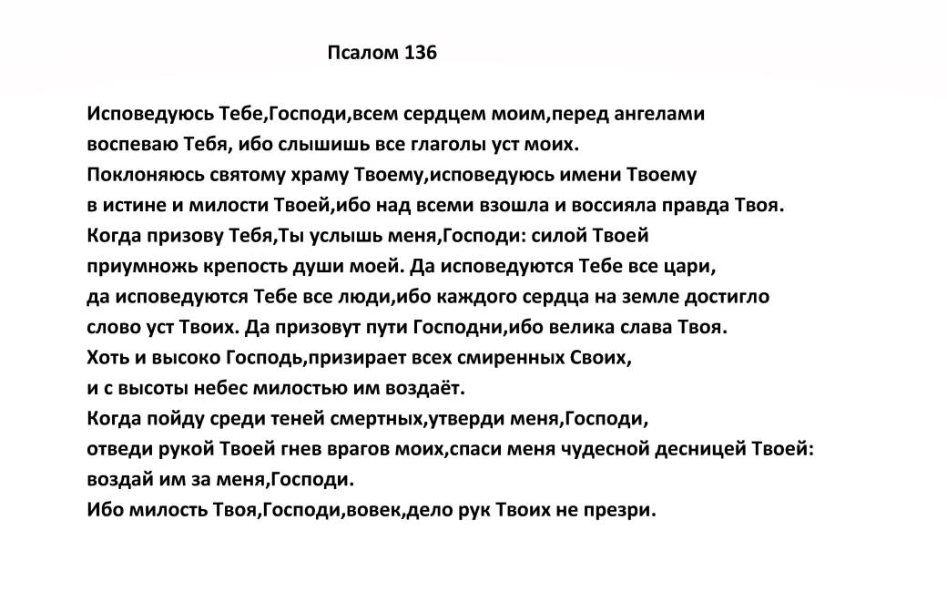 Псалом 117 читать