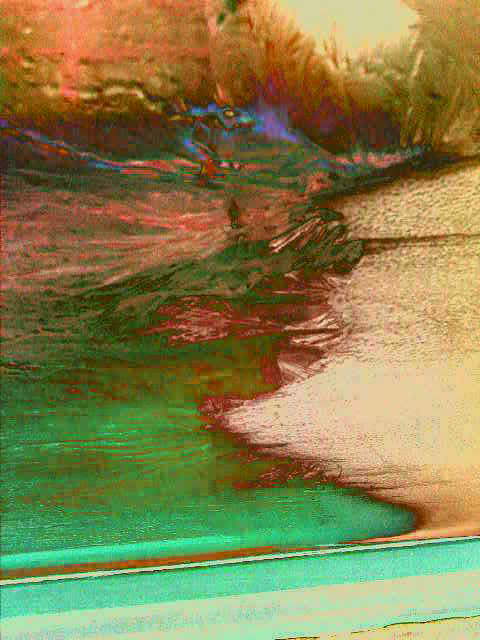 Перрон. Скамейка. Месяц - лодка