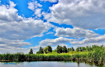 Облачное летнее