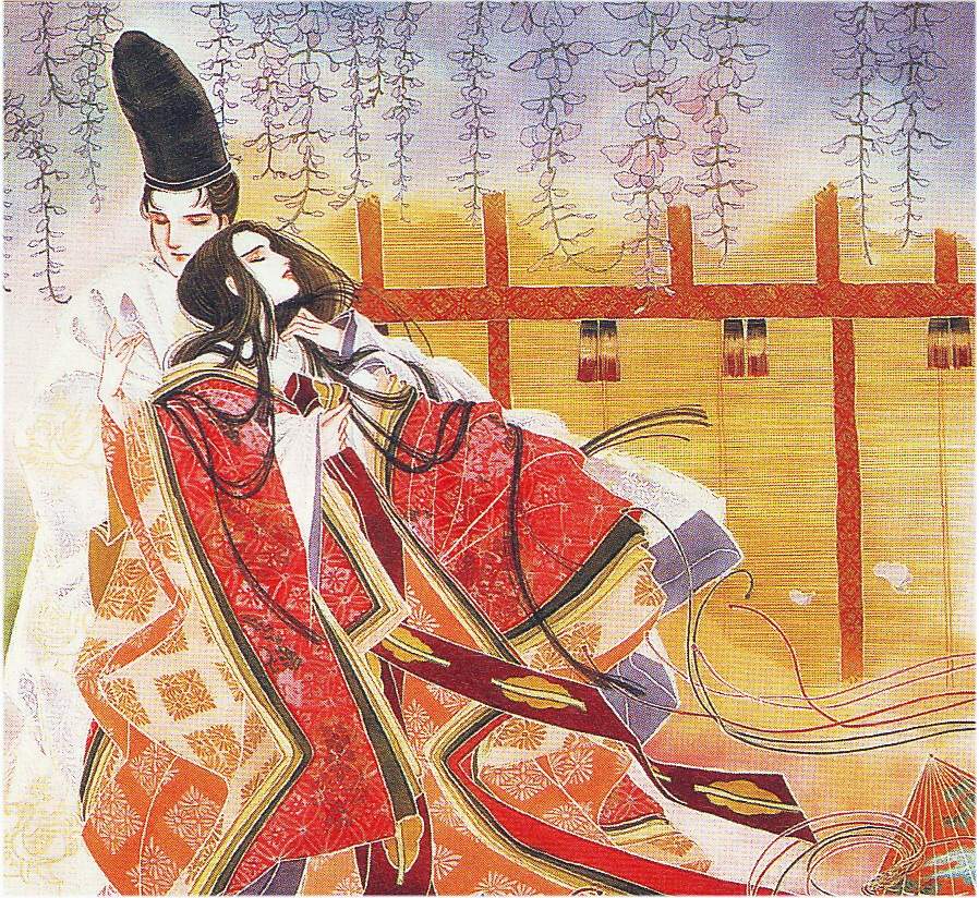 Heian легенды re written. Мурасаки Сикибу “Гэндзи моногатари”. Эпоха Хэйан в Японии. Эпоха Хэйан повесть о Гэндзи. Мурасаки Сикибу повесть о Гэндзи.