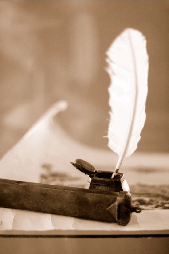 Поэт пишет стихи картинки