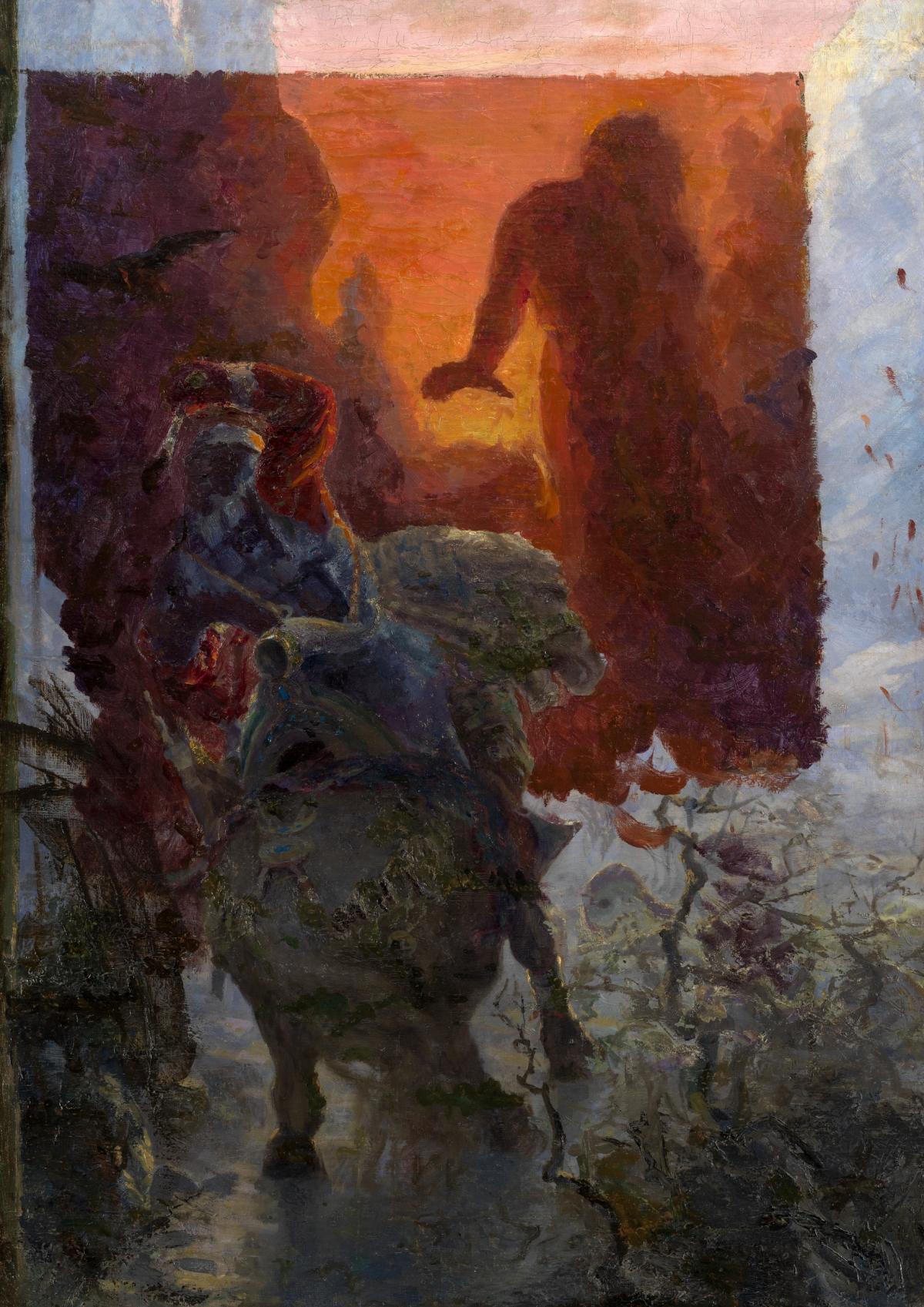 Могучи конь и всадник вражий