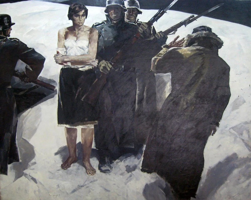 А глаза у неё горели...