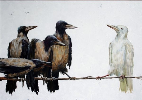 Вороны белой крест