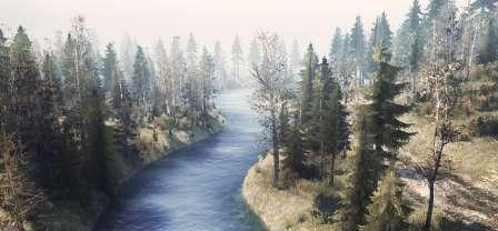 Лесов муаровая зелень...