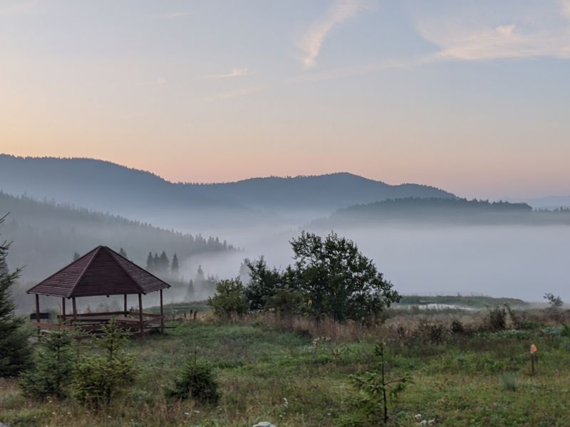 Рассвет в Карпатах