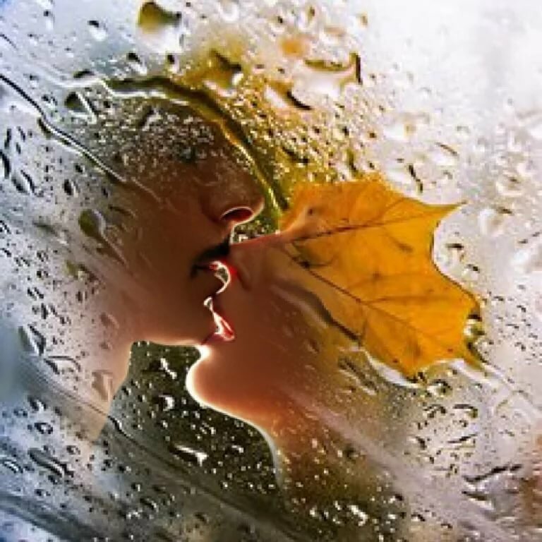 Осень целовалась с дождём