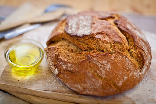 Мякиш свежего хлеба