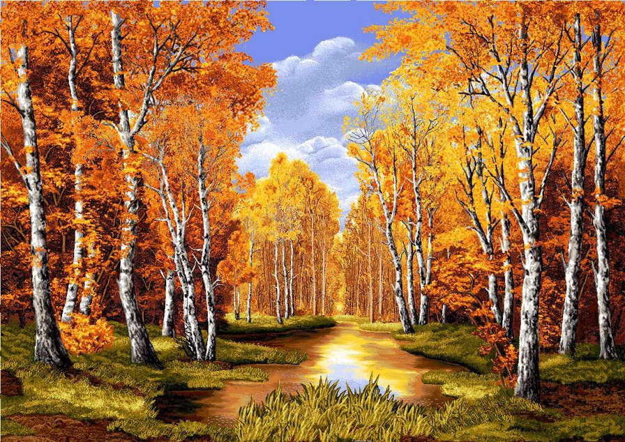 На крыльях воздушных торопится осень