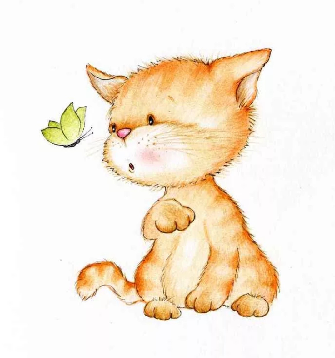 Котенок иллюстрация