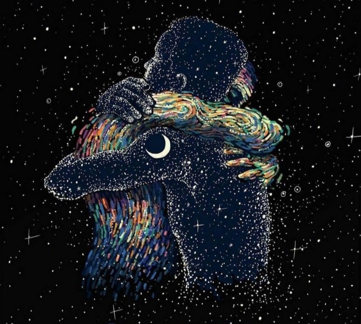 Небо рассыпало зёрна холодные...