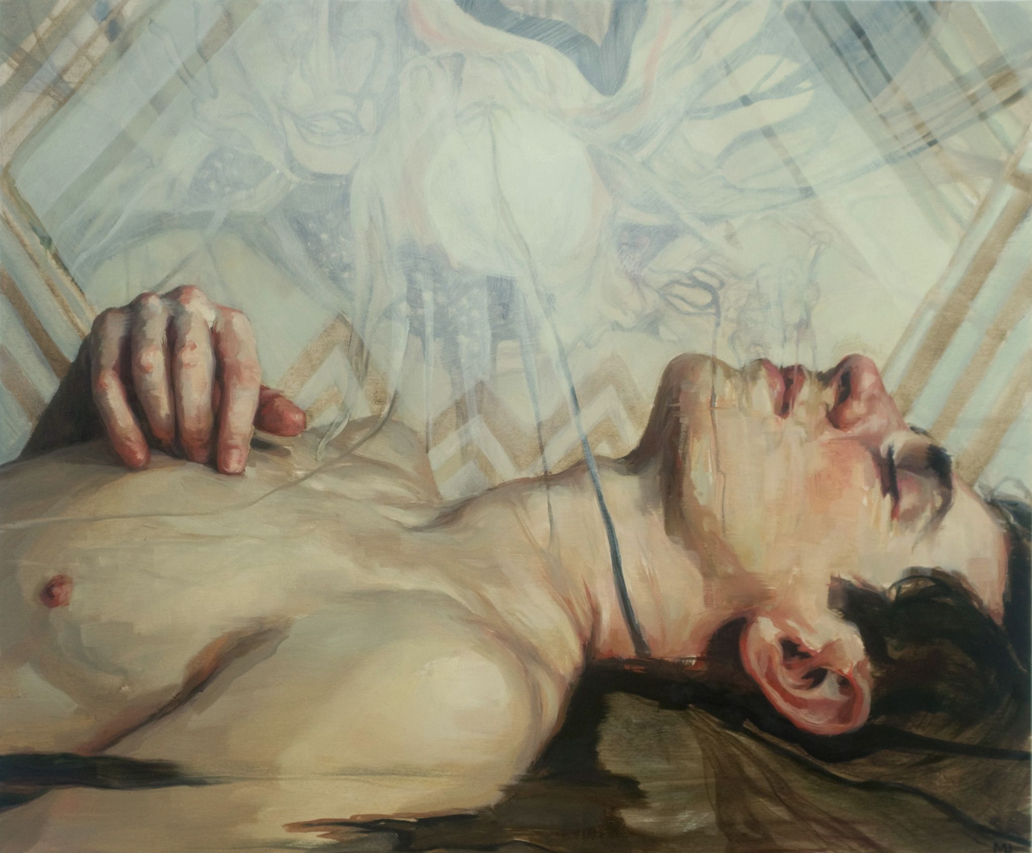 Через несколько часов он обессилел. Meghan Howland. Картина сон.