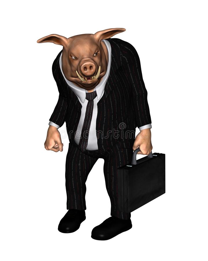 Свинья в костюме