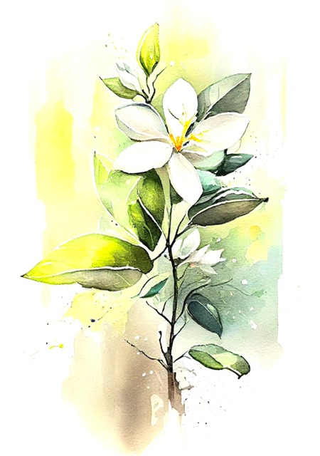 Домашний комнатный жасмин