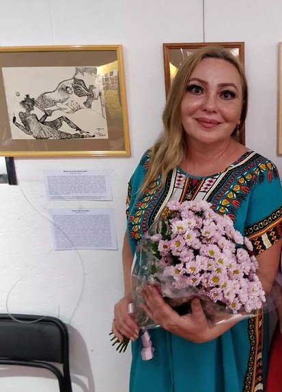 Она- рисует в небе звёзды