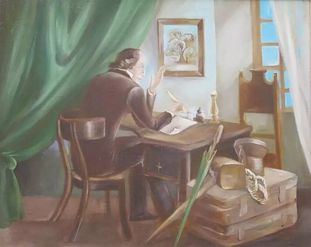 Писатели картин 19 века. Картины Ганса Христиана Андерсона.